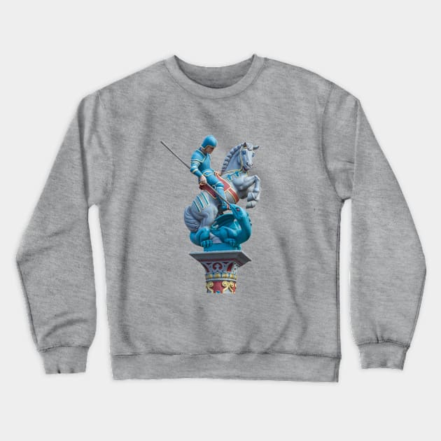 St. George the Dragon Slayer Crewneck Sweatshirt by Enzwell